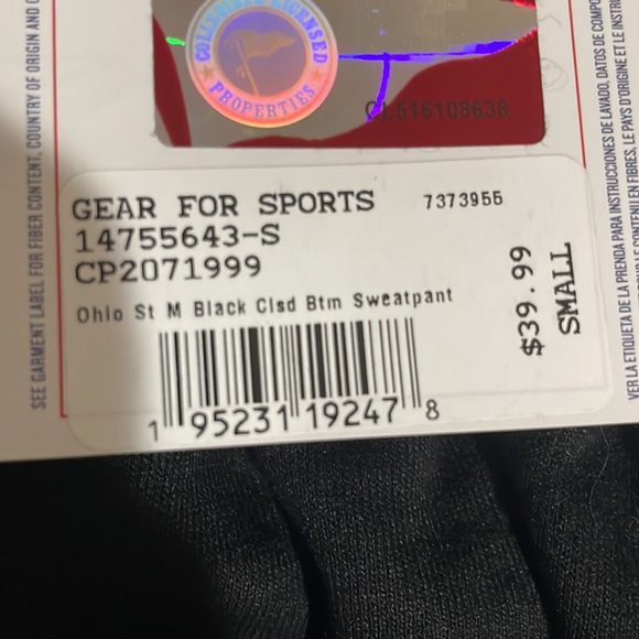 Champion Ohio State Buckeyes Sweatpants - Picture 2 of 2